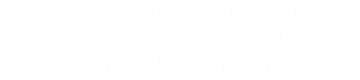 EC・Web売上50億、300億円を突破！事業成長の重大ヒントとなる「リスク診断」を限定公開！